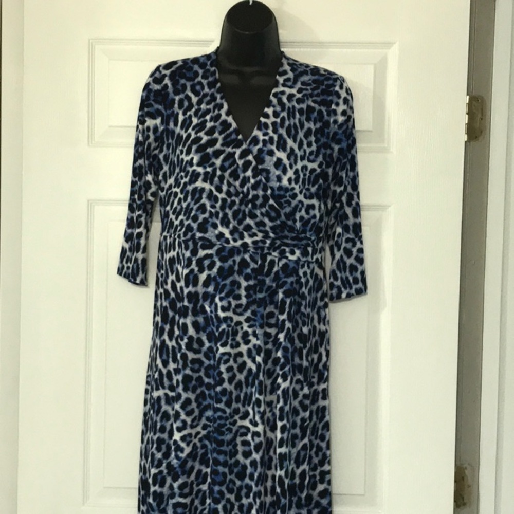 Investments Petite Animal Print Dress